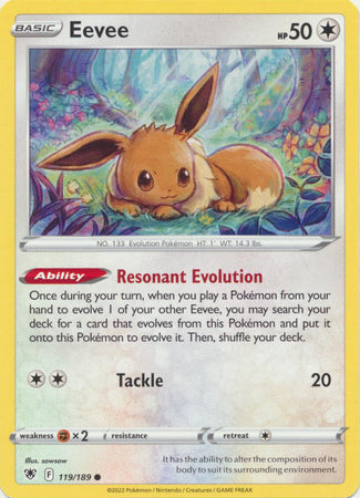 401 Games Canada - Eevee - 119/189 - Common 401 Games Canada - Eevee - 119/189 - Common