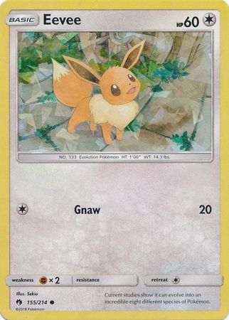 Eevee - 155/214 - Shattered Holo Rare - Theme Deck Exclusive available at 401 Games Canada