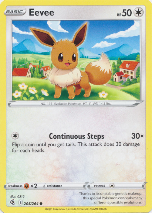 Eevee - 205/264 - Common available at 401 Games Canada