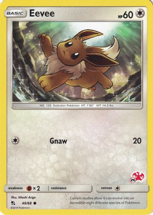 Eevee (#26 Charizard Stamped) - 049/068 - Promo available at 401 Games Canada