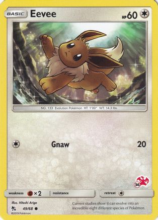 Eevee (#36 Charizard Stamped) - 049/068 - Promo available at 401 Games Canada