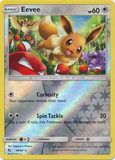 Eevee - 48/68 - Holo Rare - Reverse Holo available at 401 Games Canada