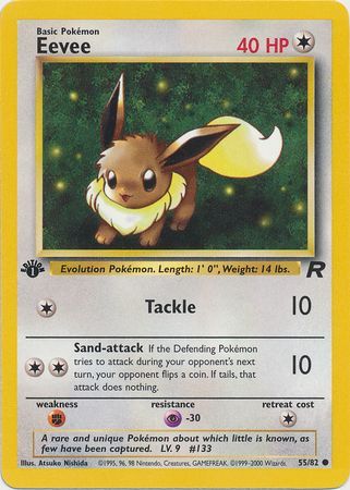 Eevee - 55/82 - Common - 1st Edition available at 401 Games Canada