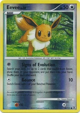 Eevee - 59/111 - Common - Reverse Holo available at 401 Games Canada