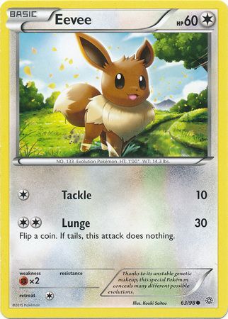 Eevee - 63/98 - Common available at 401 Games Canada