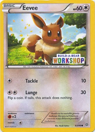 Eevee - 63/98 - Promo - Build-A-Bear Workshop available at 401 Games Canada