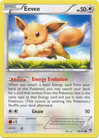 Eevee - 80/111 - Common available at 401 Games Canada