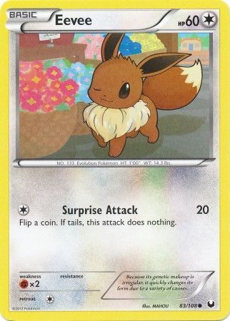 Eevee - 83/108 - Common available at 401 Games Canada