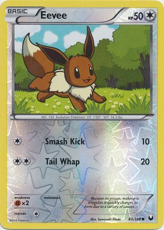 Eevee - 84/108 - Common - Reverse Holo available at 401 Games Canada