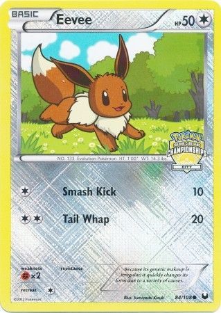 Eevee - 84/108 - Promo (City Championships 2012-13) available at 401 Games Canada