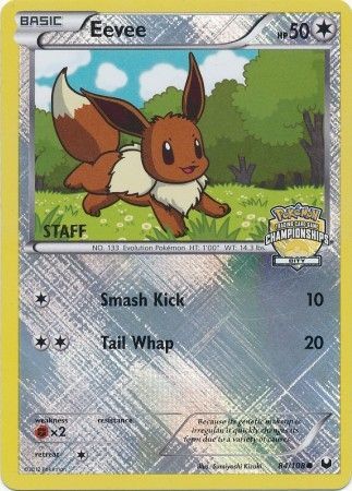 Eevee - 84/108 - Promo (Staff City Championships 2012-13) available at 401 Games Canada