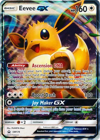 Eevee GX - SM174 - Promo available at 401 Games Canada