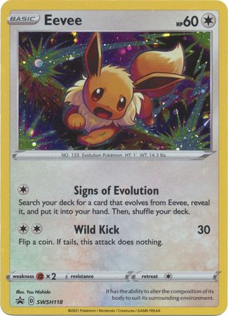 Eevee - SWSH118 - Holo Promo available at 401 Games Canada