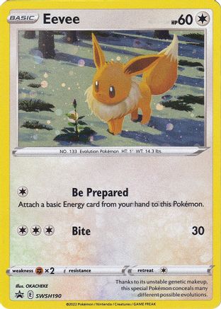 Eevee - SWSH190 - Holo Promo available at 401 Games Canada