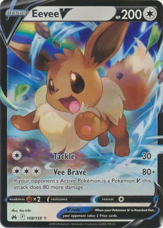 Eevee V - 108/159 - Ultra Rare available at 401 Games Canada