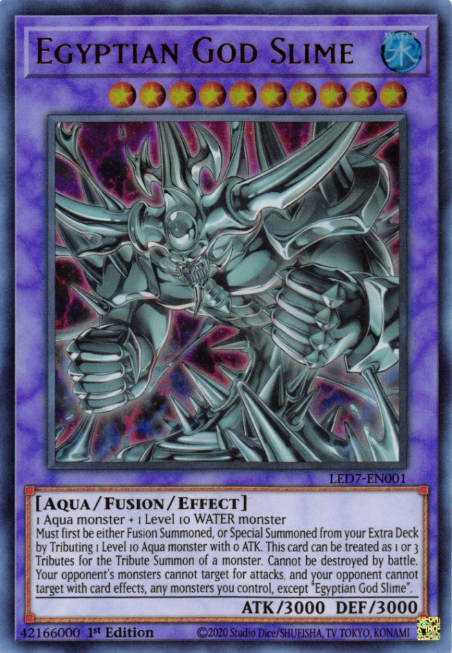 401 Games Canada - Egyptian God Slime - LED7-EN001 - Ultra Rare - 1st Edition 401 Games Canada - Egyptian God Slime - LED7-EN001 - Ultra Rare - 1st Edition