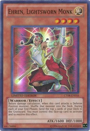 Ehren, Lightsworn Monk - CT08-EN016 - Super Rare available at 401 Games Canada