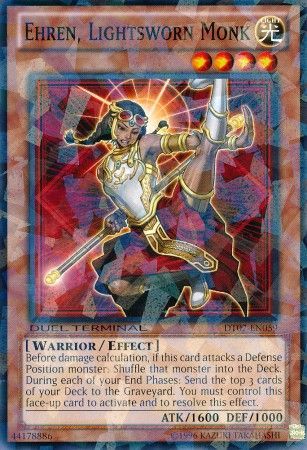 Ehren, Lightsworn Monk - DT07-EN059 - Normal Parallel Rare available at 401 Games Canada