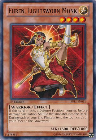 Ehren, Lightsworn Monk - SDLI-EN011 - Common - 1st Edition available at 401 Games Canada