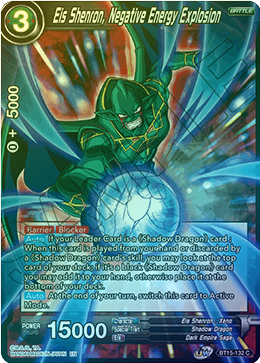 Eis Shenron, Negative Energy Explosion - BT15-132 - Common (FOIL) available at 401 Games Canada