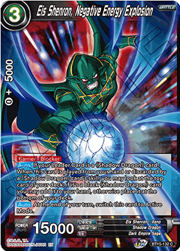 Eis Shenron, Negative Energy Explosion - BT15-132 - Common available at 401 Games Canada