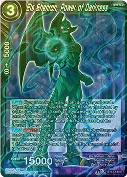 Eis Shenron, Power of Darkness - BT15-133 - Rare (FOIL) available at 401 Games Canada