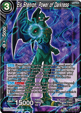 Eis Shenron, Power of Darkness - BT15-133 - Rare available at 401 Games Canada