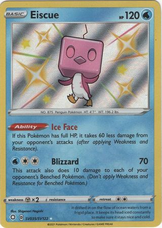 Eiscue - SV035/SV122 - Shiny Rare available at 401 Games Canada