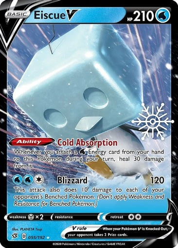 Eiscue V - 055/192 - Ultra Rare Promo (2022 Holiday Calendar) available at 401 Games Canada