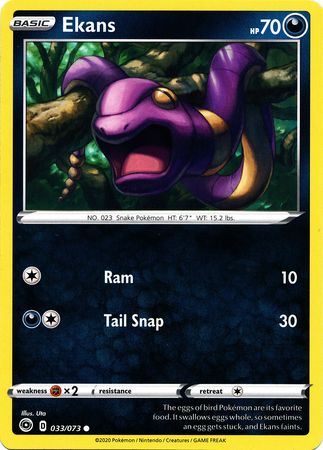 Ekans - 033/073 - Common available at 401 Games Canada