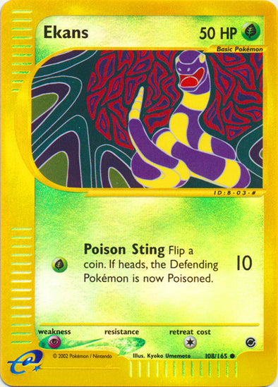 Ekans - 108/165 - Common - Reverse Holo available at 401 Games Canada