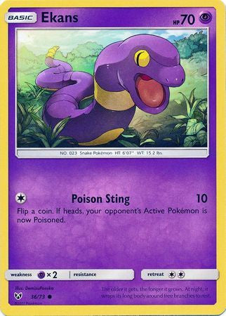Ekans - 36/73 - Common available at 401 Games Canada