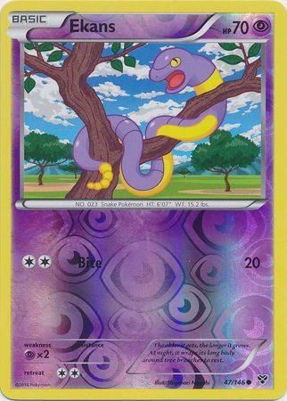 Ekans - 47/146 - Common - Reverse Holo available at 401 Games Canada