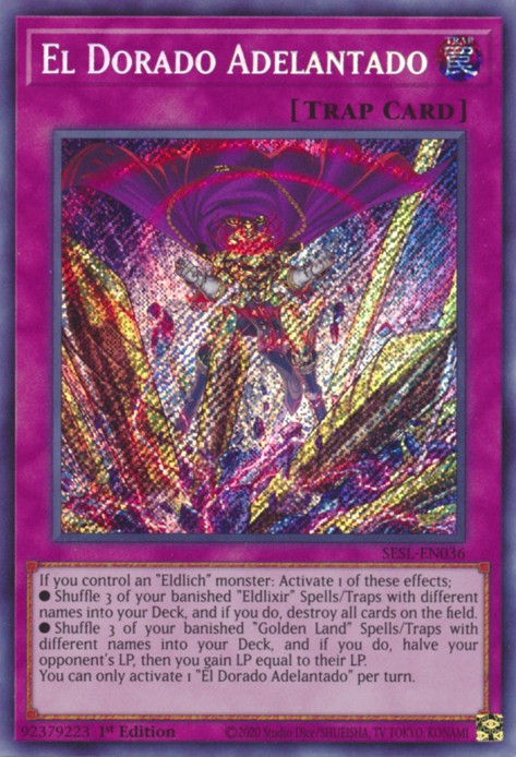 El Dorado Adelantado - SESL-EN036 - Secret Rare - 1st Edition available at 401 Games Canada