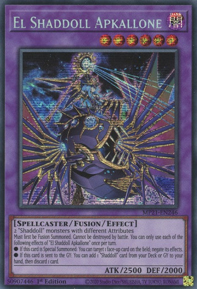 El Shaddoll Apkallone - MP21-EN246 - Prismatic Secret Rare - 1st Edition available at 401 Games Canada