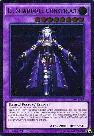 El Shaddoll Construct - DUEA-EN049 - Ultimate Rare - 1st Edition available at 401 Games Canada