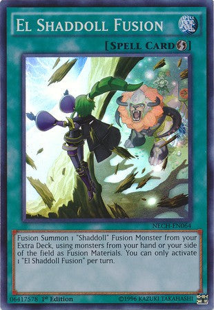 El Shaddoll Fusion - NECH-EN064 - Super Rare - 1st Edition available at 401 Games Canada