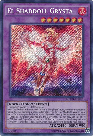 El Shaddoll Grysta - NECH-EN048 - Secret Rare - Unlimited available at 401 Games Canada