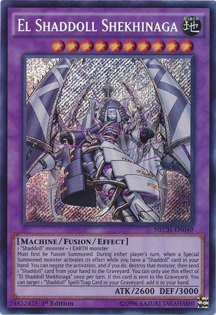 El Shaddoll Shekhinaga - NECH-EN049 - Secret Rare - 1st Edition available at 401 Games Canada