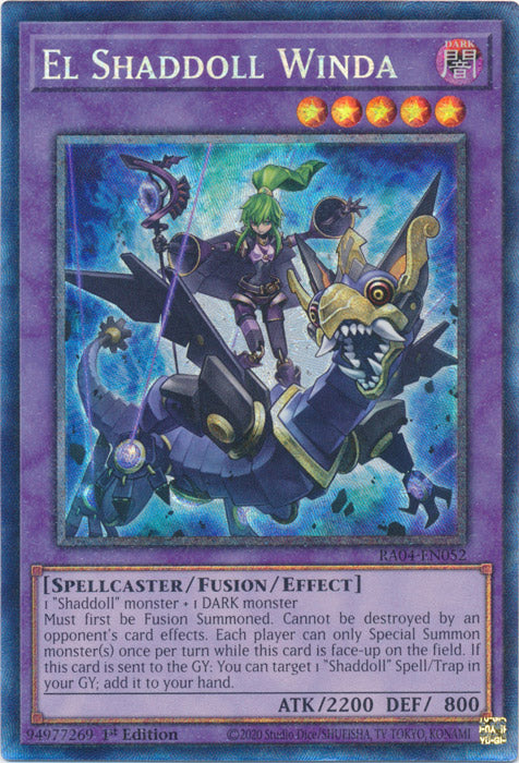 El Shaddoll Winda (PCR) - RA04-EN052 - Prismatic Collector's Rare - 1st Edition