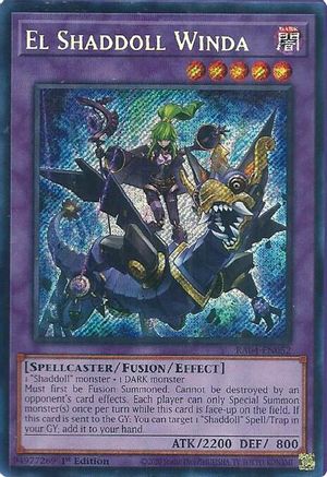 El Shaddoll Winda (Secret Rare) - RA04-EN052 - Secret Rare - 1st Edition