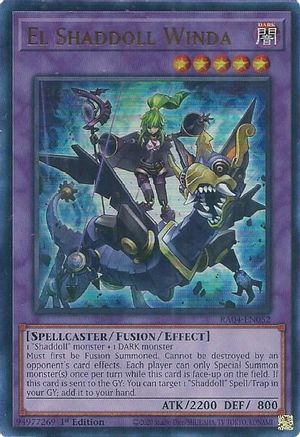 El Shaddoll Winda (UR) - RA04-EN052 - Ultra Rare - 1st Edition