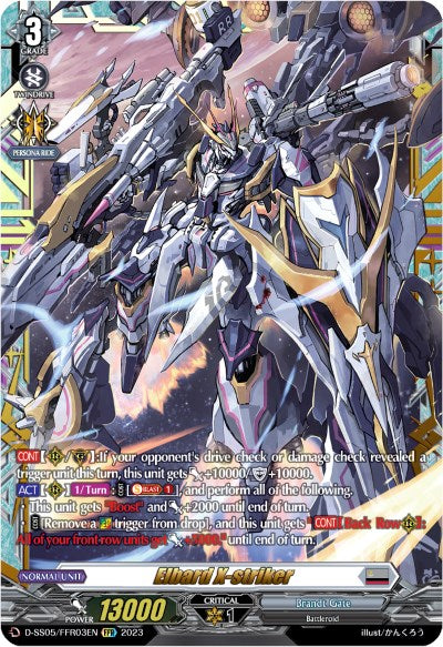 Elbard X-striker - D-SS05/FFR03 - Double Frame Rare available at 401 Games Canada