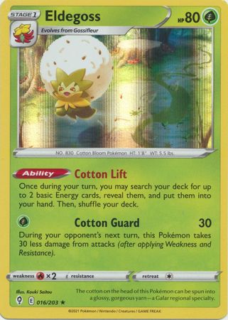 Eldegoss - 016/203 - Holo Rare available at 401 Games Canada