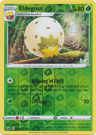 Eldegoss - 021/202 - Uncommon - Reverse Holo available at 401 Games Canada