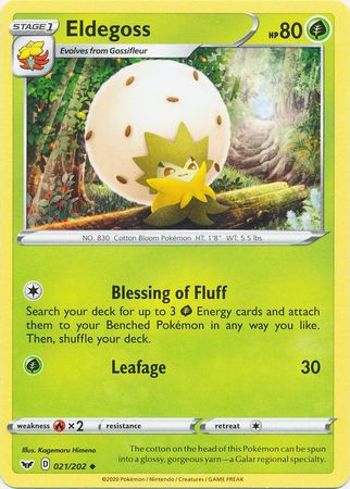 Eldegoss - 021/202 - Uncommon available at 401 Games Canada