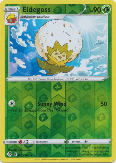 Eldegoss - 025/264 - Uncommon - Reverse Holo available at 401 Games Canada