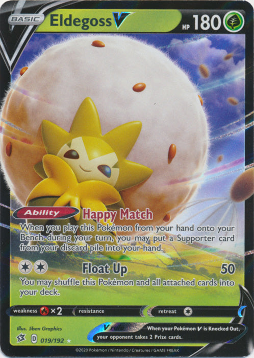 Eldegoss V - 019/192 - Ultra Rare available at 401 Games Canada