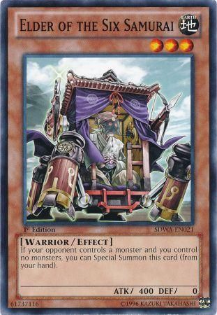 Elder of the Six Samurai - SDWA-EN021 - Common - 1st Edition available at 401 Games Canada