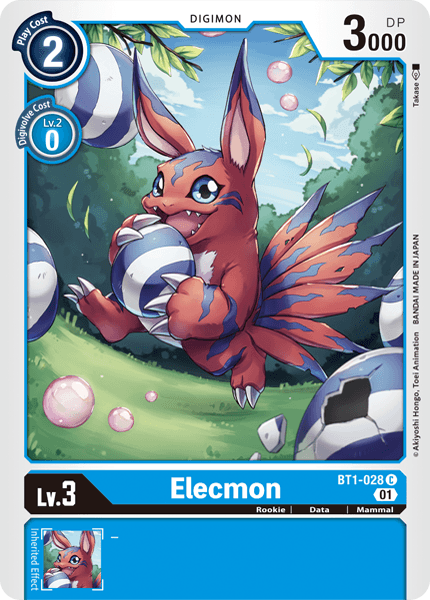 Elecmon (Alternate Art) - BT1-028 - Common available at 401 Games Canada